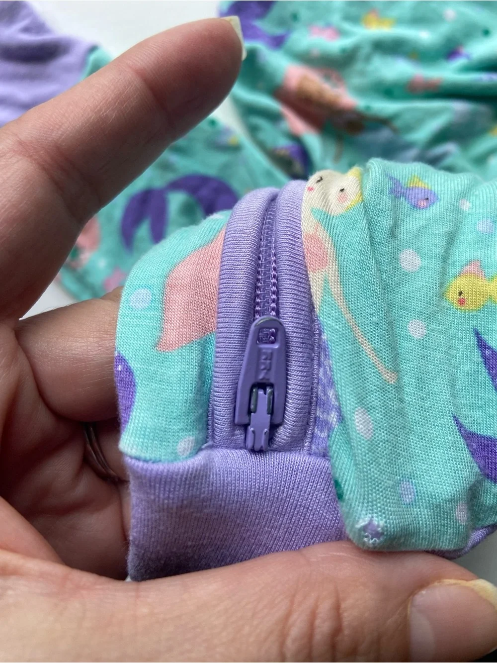 Little Sleepies Mermaid onesie Pajamas 2T